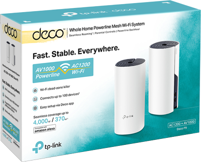 Маршрутизатор TP-LINK Deco P9 (2-pack)