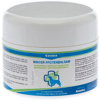 Гігієнічний засіб Canina Winter Pfotenbalsam для лап собак і котів у зимовий період бальзам 100 мл (4027565140503)