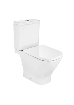 Унитаз напольный белый ROCA GAP сиденье микролифт выпуск в стену A34947800W
