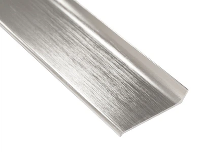 Алюминиевый плинтус Profilpas Metal line 90 высота 60 мм сатинированное серебро (Metal Line 90/6 SSF)