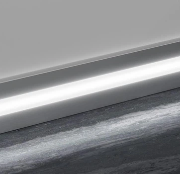 Алюмінієвий плінтус Profilpas Metal line 89L висота 60 з LED підсвічуванням (Metal Line 89 LED)