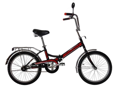 Складной велосипед Салют 20*2009 черно-красный 939099290