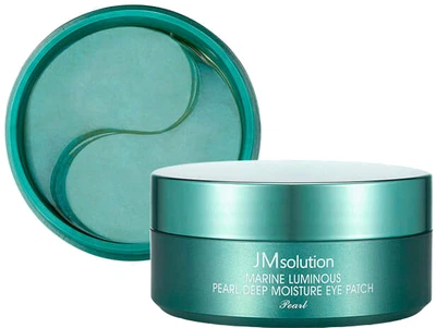 Гидрогелевые патчи с морским комплексом и жемчугом JMsolution Marine Luminous Pearl Deep Moisture Eye Patch 90 г (8809505542617)