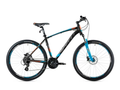 Велосипед Spelli SX-4700 29″ (рама 21", черный/синий/оранжевый)