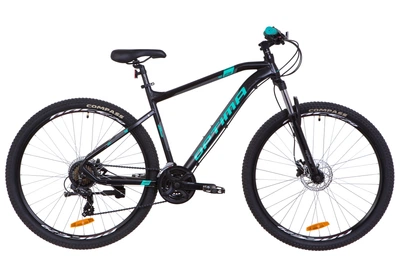 Велосипед 29" Optimabikes F-1 AM 14G HDD алюминиевый 2019 (черно-бирюзовый (м)) OptimaBikes OPS-OP-29-078