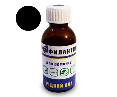 Жидкий ПВХ клей Diamant PVC-30-2 - черный, 30 г