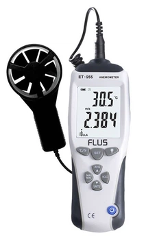 Анемометр с выносным датчиком Flus ET-955
