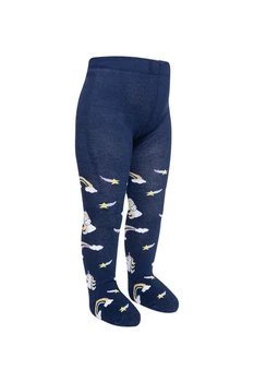 Дитячі колготки для новонароджених махра Bross Туреччина ріст 74 - 80 см сині 18499
