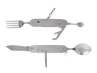 Нож разкладной туристический Crivit металлик-черный M13-330036