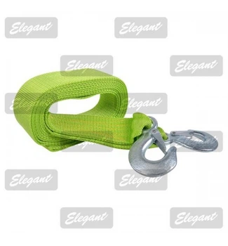 Трос буксировочный 3 т 4,0м ELEGANT /зеленый 101 815