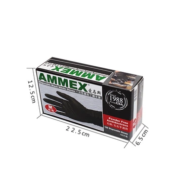 Рукавички нітрилові високоміцні AMMEX L (100шт) (955272048)
