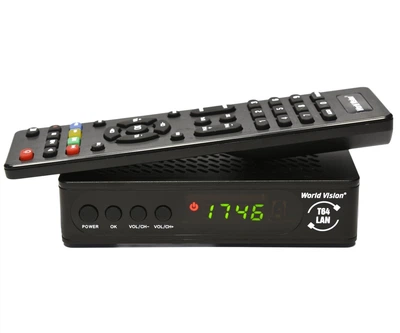 ТВ-ресивер стандарта DVB-T/T2/C World Vision T64LAN с интернет приложениями