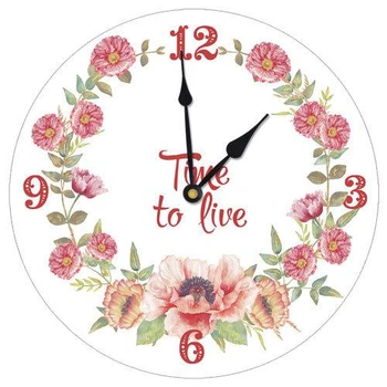 Часы настенные круглые Time to live 36 см