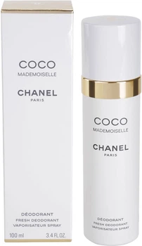 Парфюмированный дезодорант для женщин Chanel Coco Mademoiselle с цветочно-апельсиновым ароматом 100 мл (3145891168600)