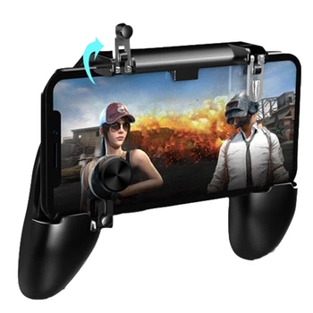 Геймпад для телефона Seuno W11+ Black — механический джойстик с триггерами для PUBG (GS23)