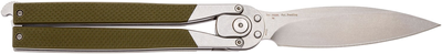 Нож Artisan Cutlery Kinetic Balisong, D2, G10 Green (27980209)