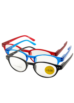 Набір окулярів для читання (3шт) +3 Graffiti 13х3,7см Різнобарвний biz0000203