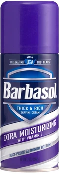 Крем-піна для гоління Barbasol Extra Moisturizing Екстразволоження 198 г (051009007675)