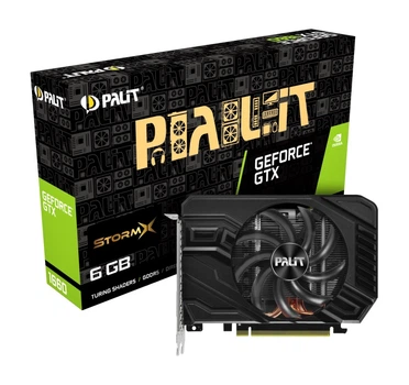 Видеокарта GF GTX 1660 6GB GDDR5 StormX Palit (NE51660018J9-165F)