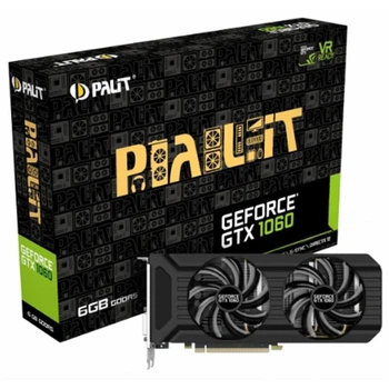 Видеокарта GF GTX 1060 6GB GDDR5 Dual Palit (NE51060015J9-1061D)