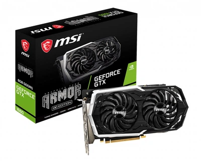 Видеокарта GF GTX 1660 6GB GDDR5 Armor OC MSI (GeForce GTX 1660 ARMOR 6G OC)