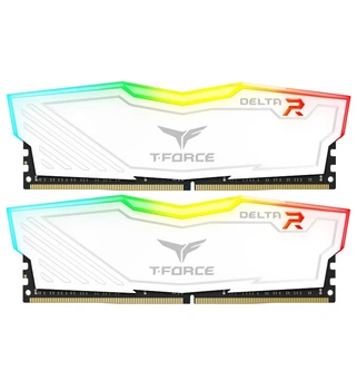 Модуль памяти DDR4 2x16GB/3000 Team T-Force Delta White RGB (TF4D432G3000HC16CDC01)