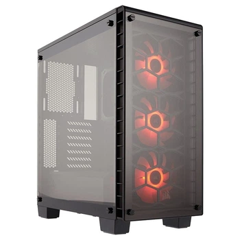Корпус Corsair Crystal 460X RGB Black (CC-9011101-WW) без БП