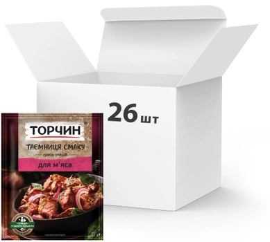 Упаковка смеси специй ТОРЧИН Тайна вкуса для мяса 25 г х 26 шт (4820183200457)