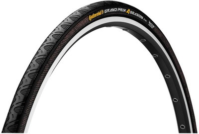 Велопокрышка Continental Grand Prix 28" 700x25C 25-622 Foldable BlackChili PolyX Breaker Skin Black (100637)