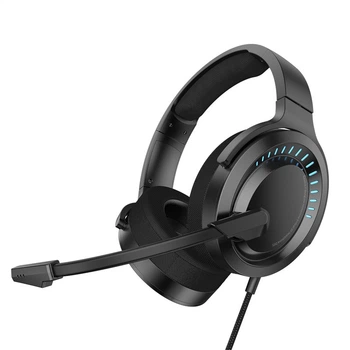 Игровые наушники с микрофоном BASEUS GAMO D05 Immersive Virtual 3D Game headphone. Black