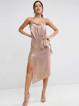Платье ASOS AS010720-26 S (81404S) Бежевый