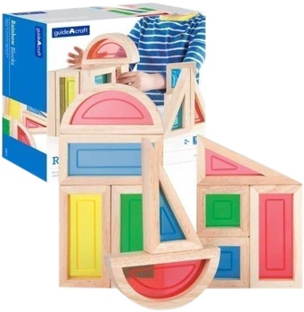 Набор стандартных блоков Guidecraft Block Play Большая радуга 10 шт (G3015) (716243030154)