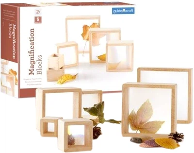 Набор блоков Guidecraft Natural Play Лупа 10 шт (G3018) (716243030185)