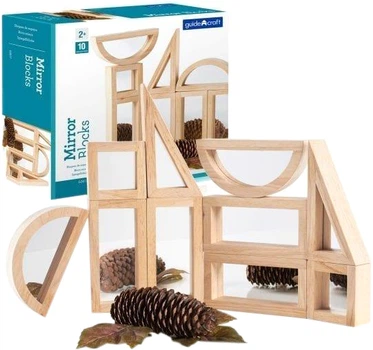 Набор стандартных блоков Guidecraft Block Play Зеркало 10 шт (G3017) (716243030178)