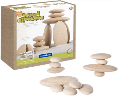 Набор блоков Guidecraft Natural Play Деревянный булыжник (G6771) (716243067716)