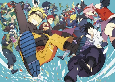 Картина Gee! Naruto Наруто ураганные хроники 60x40 NU 09.049