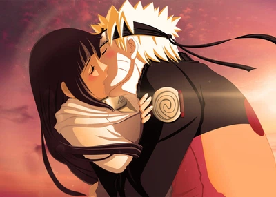 Картина Gee! Naruto Наруто поцелуй 60x40 NU 09.017