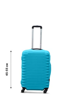 Чехол для чемодана Coverbag дайвинг S бирюза