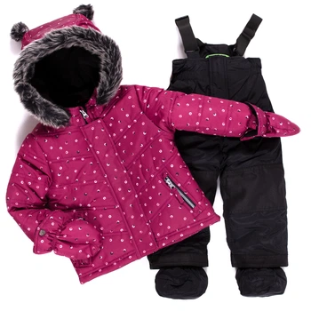 Зимний термокомплект Peluche&Tartine F20M08BF-Pinkyplum сливовый 88 - 94 см (F20M08BF-Pinkyplum-24m)
