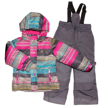 Зимний термокомплект Peluche&Tartine F17M72EF-Amethyste_Smokeygrey бирюзово-малиновый 130 - 138 см (F17M72EF-Amethyste_Smokeygrey-8)