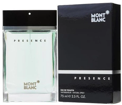 Туалетна вода для чоловіків Montblanc Presence 75 мл (3386460028325)