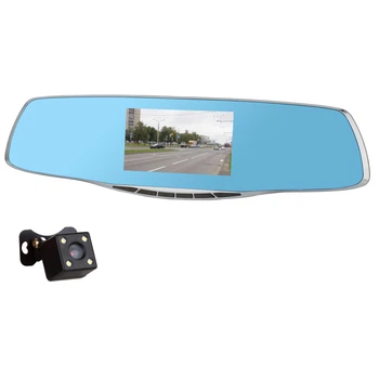 Видеорегистратор Discovery LEX111 MRR 4.3 Full HD TWO CAM steel