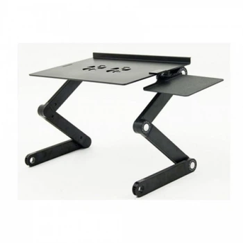 Столик для ноутбука розкладний трансформер Т8 з активним охолодженням Laptop Table T8 чорний (zas158562041)