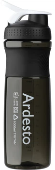 Бутылка для воды Ardesto Smart Bottle 1000 мл Черная (AR2204TB)