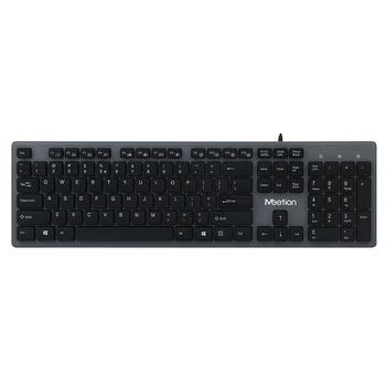 Проводная Клавиатура мультимедийная Meetion Chocolate Ultrathin Keyboard K841 Black