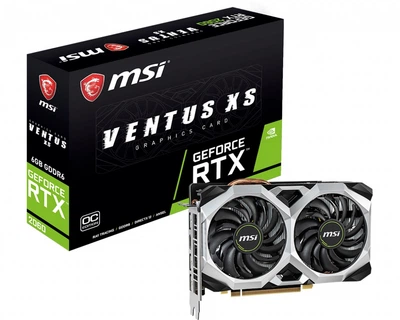 Відеокарта GF RTX 2060 6GB GDDR6 Ventus XS MSI OC (GeForce RTX 2060 Ventus XS 6G OC)