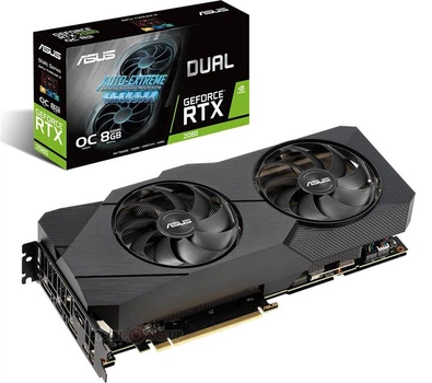 Видеокарта GF RTX 2080 8GB GDDR6 Dual Evo Advanced Asus (DUAL-RTX2080-A8G-EVO)