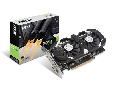 Видеокарта GF GTX 1050 2GB GDDR5 OCV1 MSI (GeForce GTX 1050 2GT OCV1)