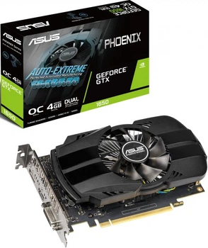 Видеокарта GF GTX 1650 4GB GDDR5 Phoenix OC Asus (PH-GTX1650-O4G)