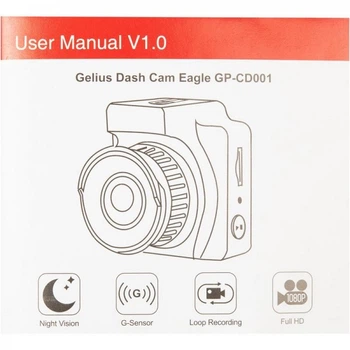 Автомобильная видео камера Gelius Dash Cam Eagle GP-CD001 Black